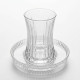 Glass Cup & Saucer Set 6 Pcs